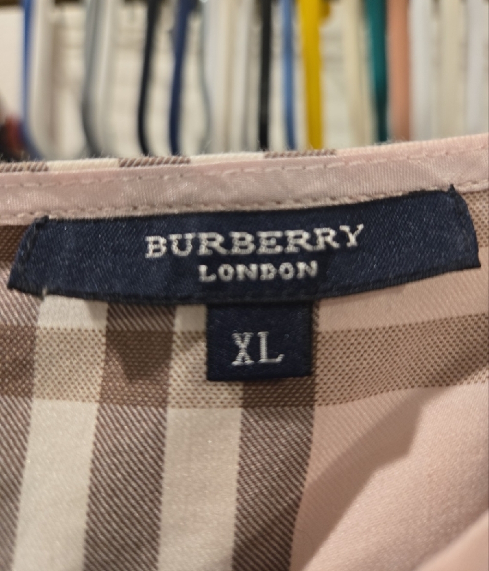 Burberry sleeveless Pink Plaid Tie-Waist Dress - Picture 2 of 8